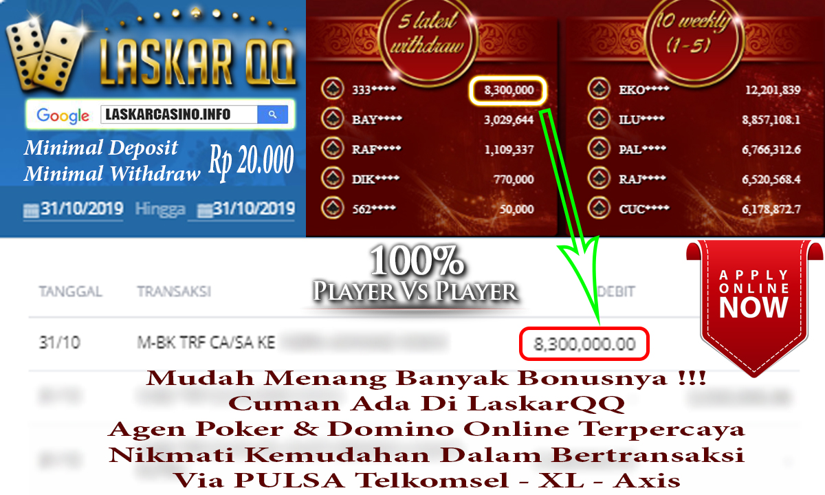 Situs Poker Andalan Hanya Di LaskarQQ